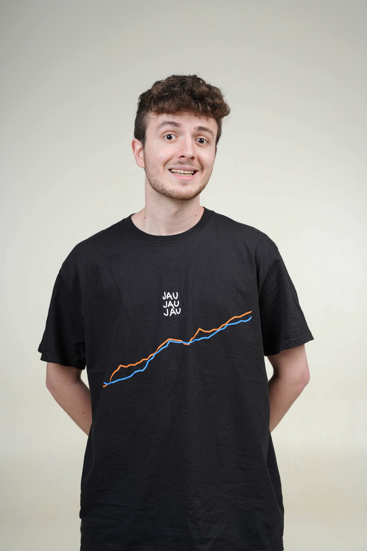 Orange Blau Shirt