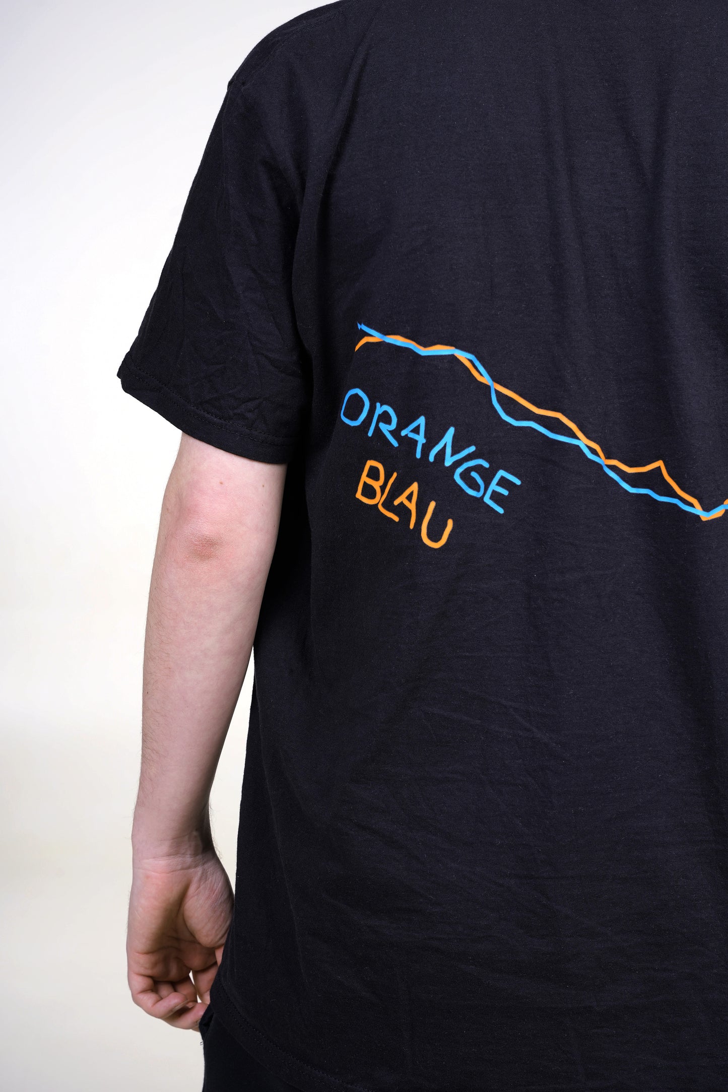 Orange Blau Shirt