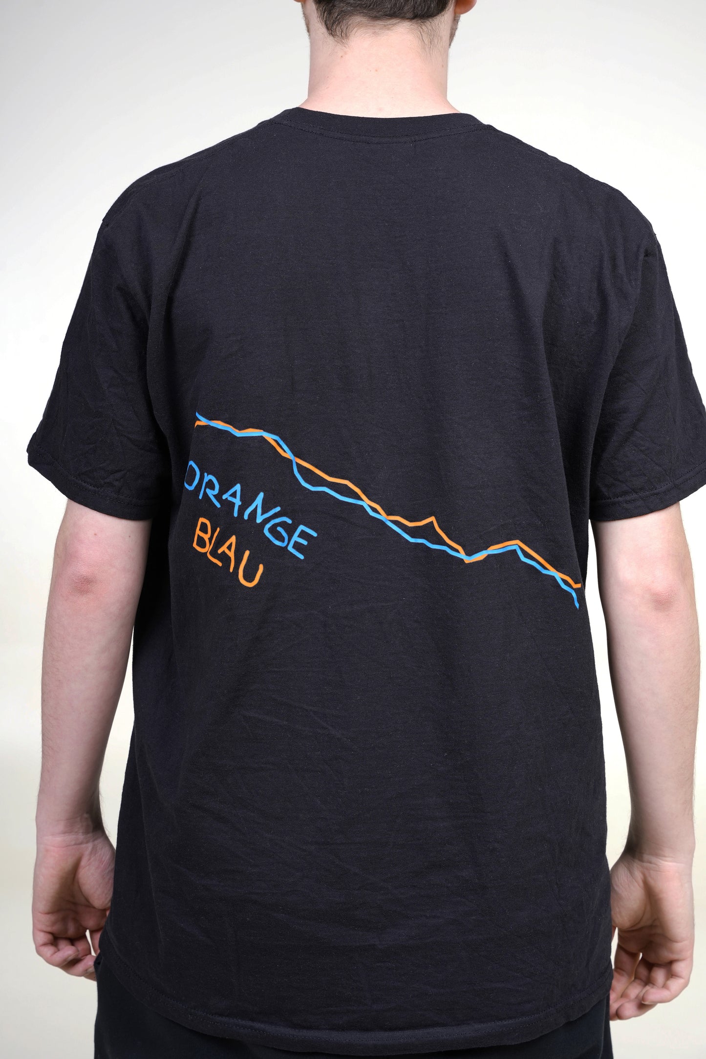 Orange Blau Shirt