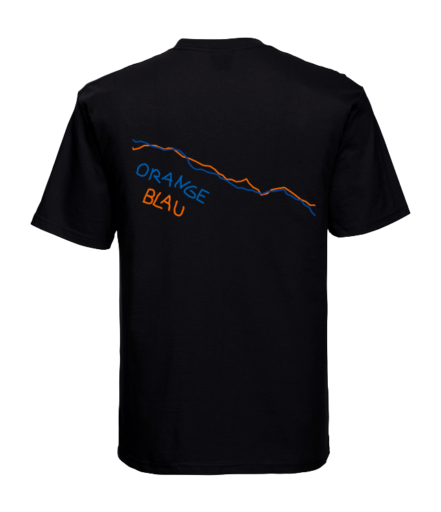 Orange Blau Shirt